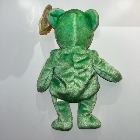 🚨Beanie Baby Kicks the Soccer Bear Retired Birth date 1998⚽️💚 - Picture 3 of 10